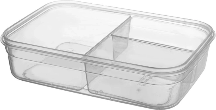 Three removable compartments for order and freshness