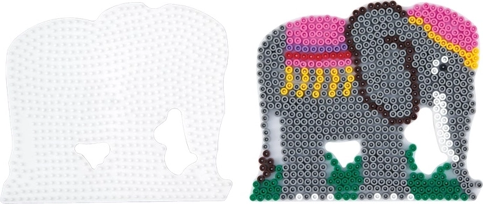 Hama midi alus triigitavate pärlite jaoks, elevant