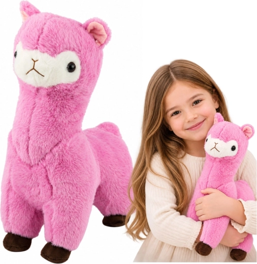Plüüš-alpaka roosa 38 cm – 1 tk