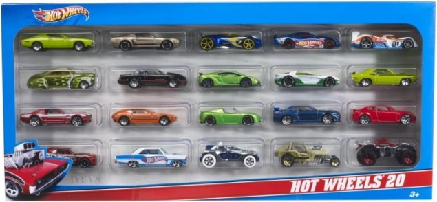 Hot Wheelsi autode komplekt, 20 tk
