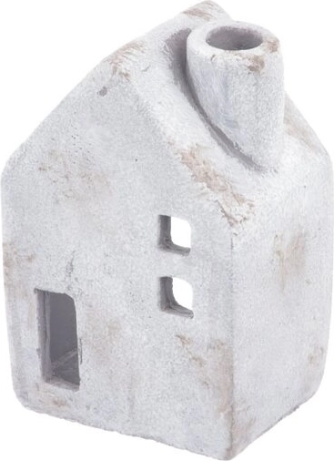 Betoonist küünlaalus majake, hall 16 cm