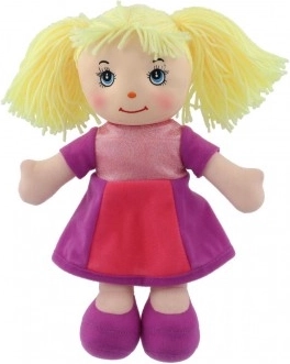 Riidest nukk Culinka blondide patsidega 32 cm