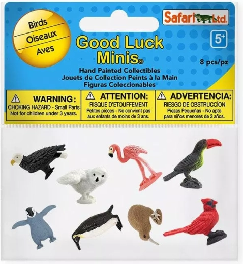 Safari Ltd. lindude minifiguurid Good Luck Minis Funpack
