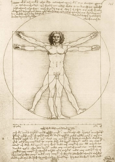Pusle „Vitruviuse mees” 1000 tükki (LEONARDO DA VINCI)