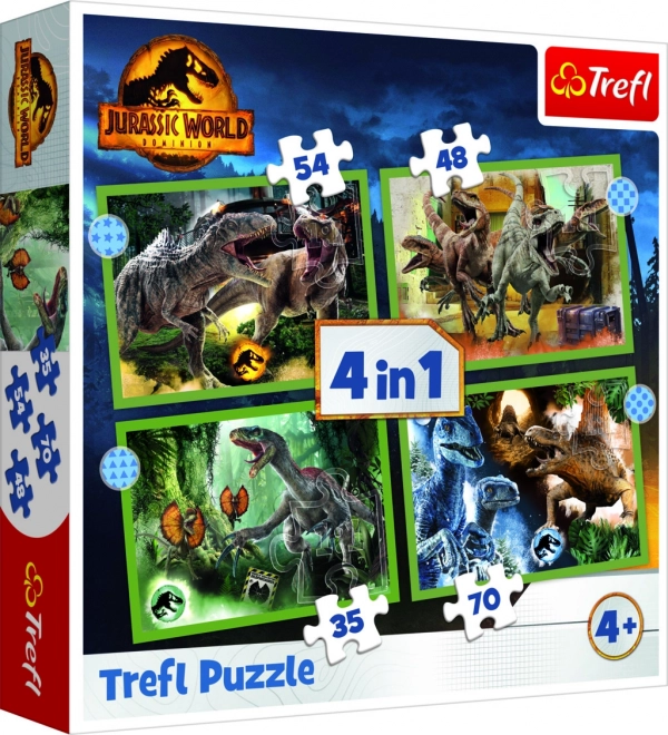 Pusle 4-in-1 ohtlikud dinosaurused Jurassic World