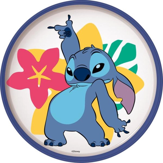 Libisemisvastase põhjaga taldrik STITCH 19,5 cm, plastist