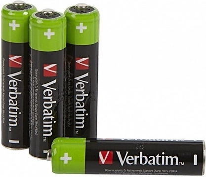 Laetavad AAA akud 950 mAh Verbatim, 4 tk