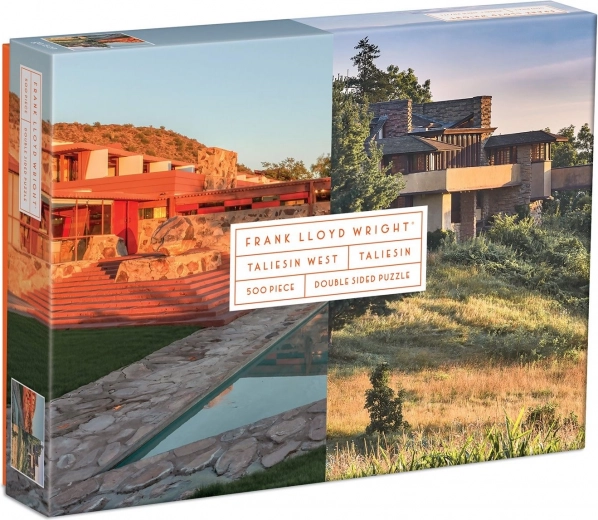 Kahepoolne pusle Frank Lloyd Wright: Taliesin ja Taliesin West 500 tükki