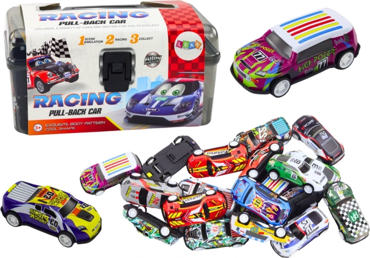 Car Set in a Case with Play Mat