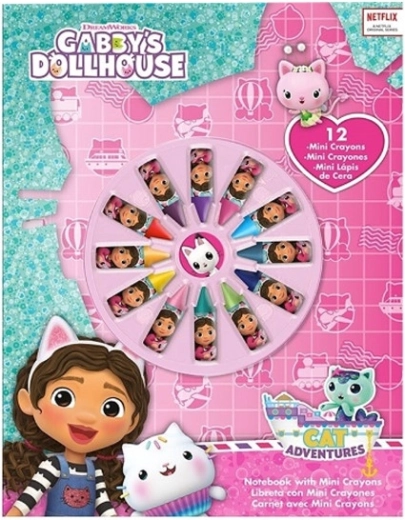 Coloring Set Mini Crayons 12 Colors Gabby’s Dollhouse