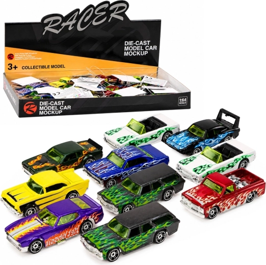 Metallist võidusõiduauto 1:64