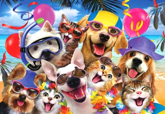 Puzzle Selfie from Beach Party 260 Pieces