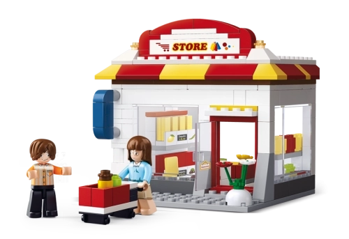 Sluban Town Business Street M38-B0571 Pood