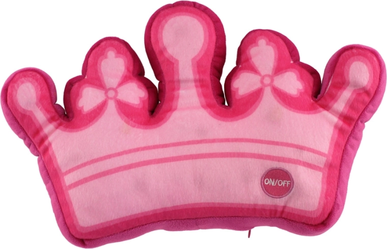 Light-Up Crown-Shaped Pillow