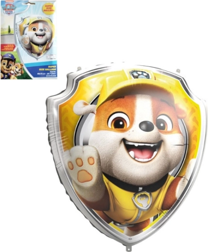 Fooliumõhupall PAW PATROL kilp Rubble 68 × 75 cm