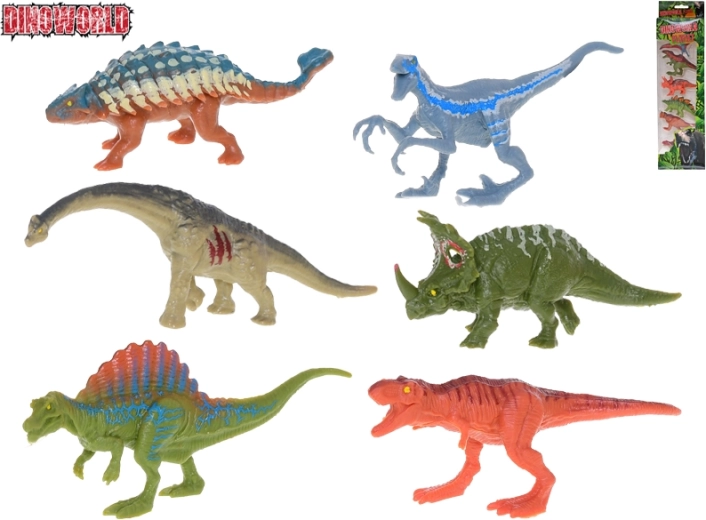 Dinoworld set dinosaurs – 6 realistic figures