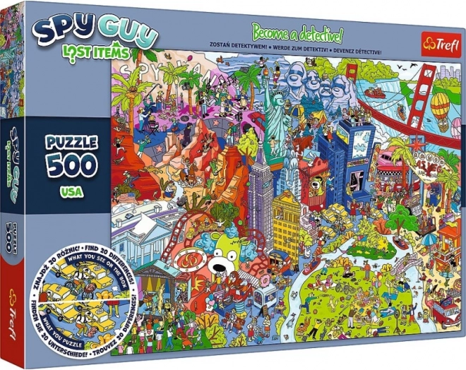 Pusle Spy Guy Lost Items USA 500 tükki