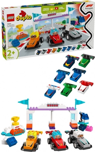LEGO® DUPLO® 10445 F1® võistlusautod ja meeskonna sõitjad