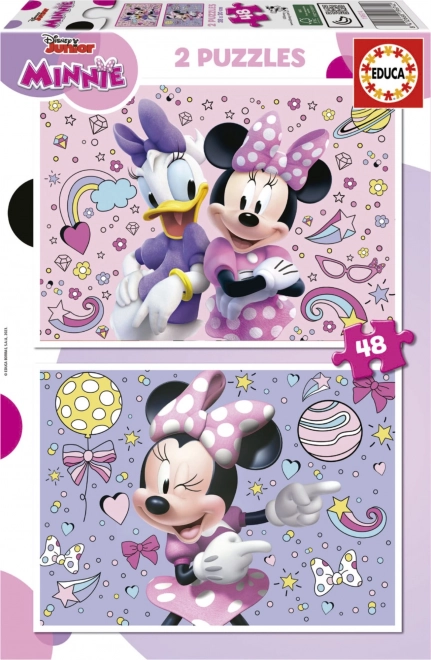 Educa pusle Minnie 2×48 tükki