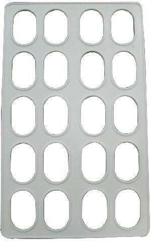 Mini meringue template 30 × 18 cm, 20 openings