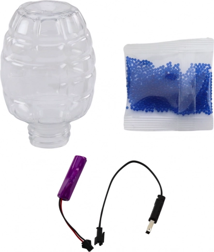 Grenade-shaped magazine + gel beads