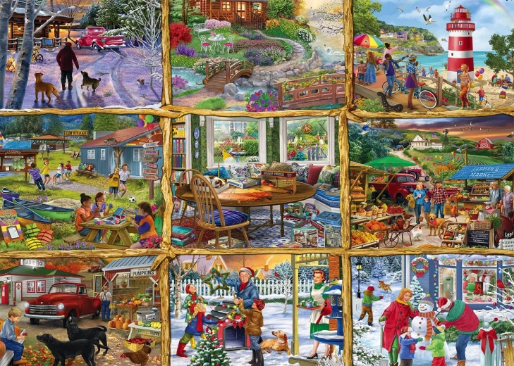 All Seasons Puzzle 1000 Pieces