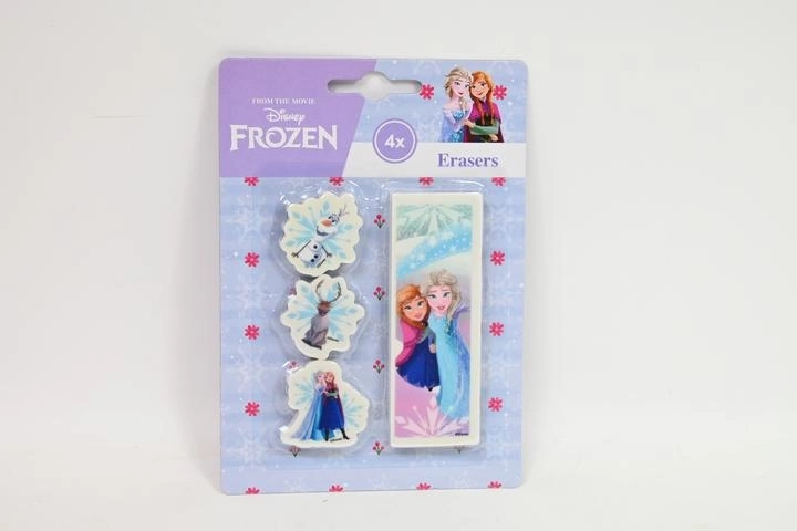 Frozen kustutuskummide komplekt – 4 tk