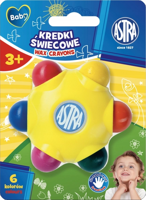 ASTRA BABY tähekujuliseks vahakriidid