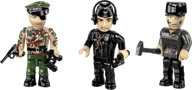 3 minifiguuri meeskonna ja dioraami jaoks