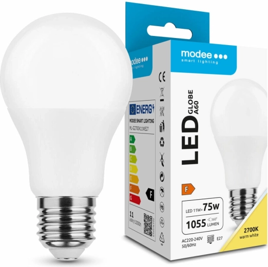 LED-lamp globe E27 11 W soe valge MODEE Smart Lighting