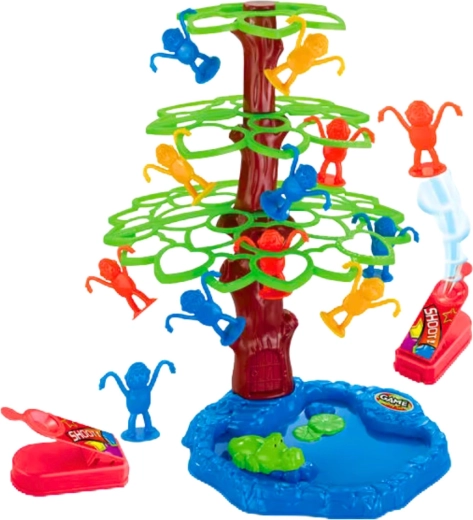 Fun shooting and hanging of monkeys