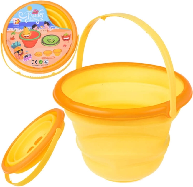 Kokkupandav puuviljakujuline silikoonämber – sidrun, 2,5 l