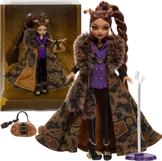 Monster High Clawdeen Wolf House of Wolf – kollektsionääride moenukk lisatarvikutega