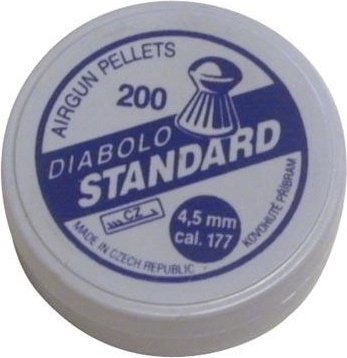 Diabolo kujuga kalapliiats 4,5 mm – pakis 200 tk