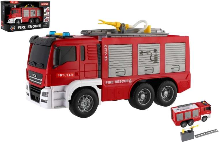 Tuletõrjeauto 25 cm valguse ja heliga