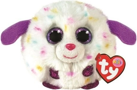 TY Puffies Munchkin Plush Pal – white puppy
