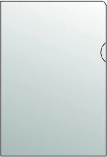 Clear A4 L document sleeve, PVC, 180 microns