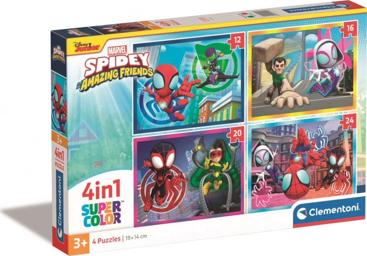 Pusle 4in1 Spidey ja tema hämmastavad sõbrad Clementoni