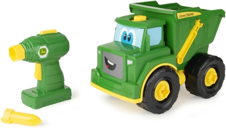 Large parts and a tipping bed for construction-site play
