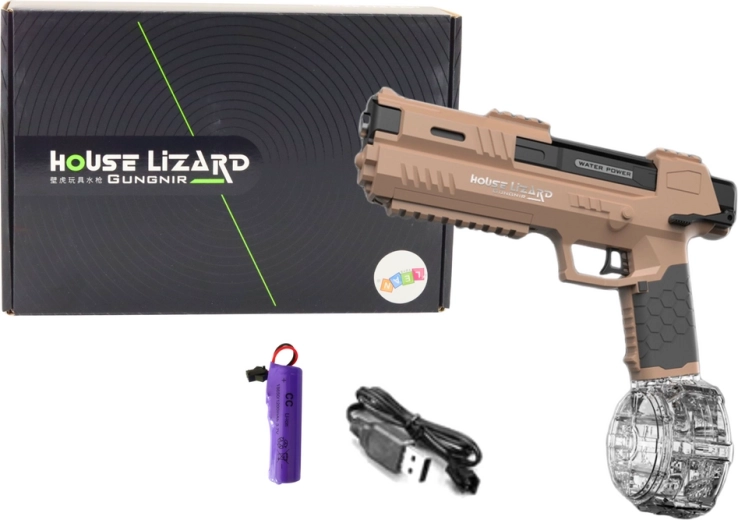 Automatic Water Gun with Transparent Tank