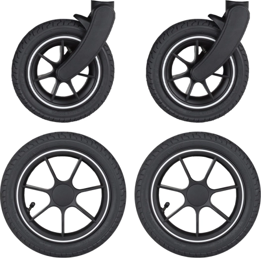 Petite&Mars täispuhutavad rattad kärule Street2 Air (komplekt 4 tk)