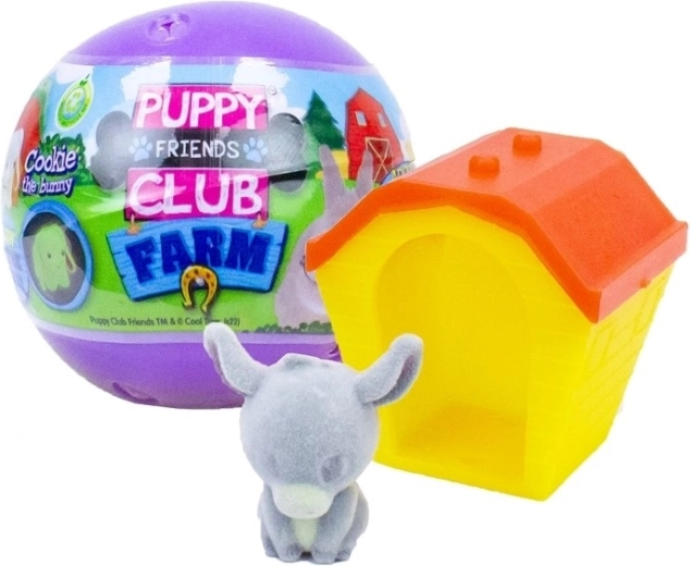 Puppy Club Farm Animals – farm animal figure in a capsule 50 mm