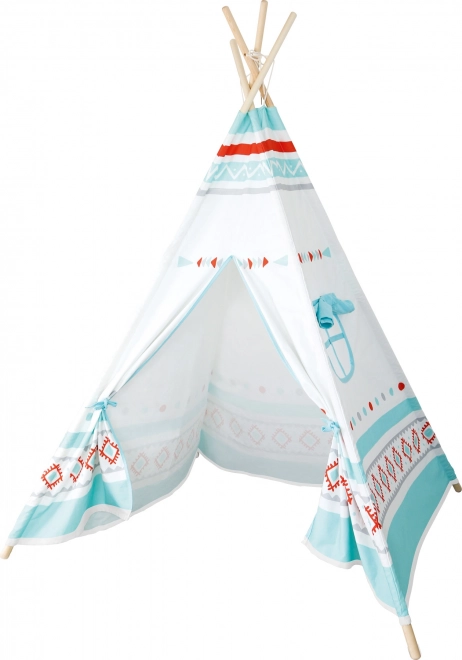 Small Foot laste tipi valge-sinine
