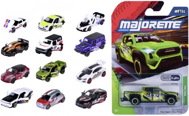 Metallist mänguauto Racing 1:64 avanevate osadega