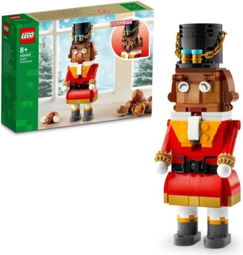LEGO Pähklipureja – jõuluteemaline dekoratiivse figuuri ehituskomplekt