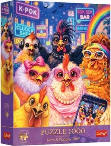 Puzzle Premium Plus Pets – selfie kanadega 1000 tükki