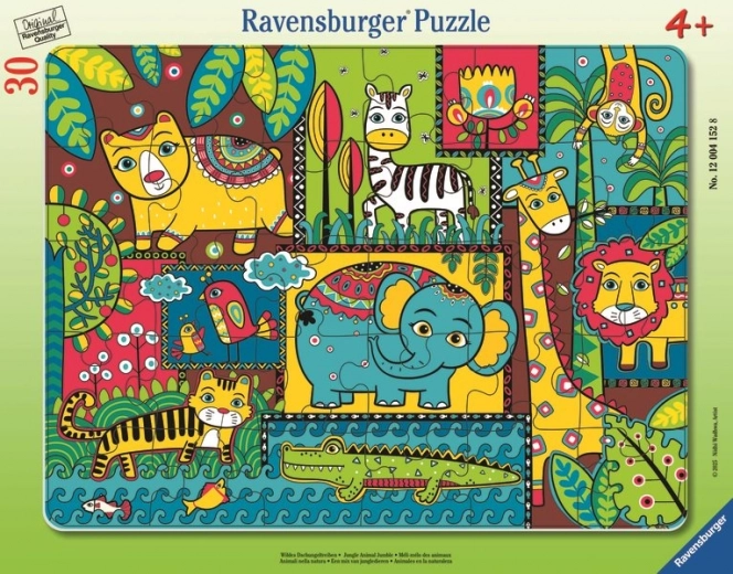 Ravensburger pusle Loomakesed džunglis 30 tükki