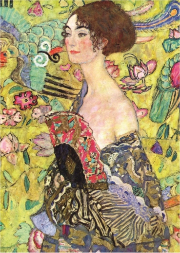 Puzzle Lady with a Fan 1000 pieces EDUCA