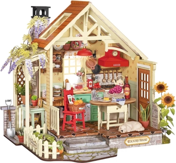 RoboTime miniature house: Sunny Country Kitchen