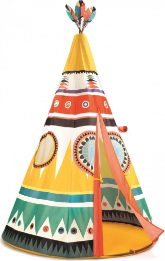 Djeco Teepee laste telk indiaani tipi stiilis